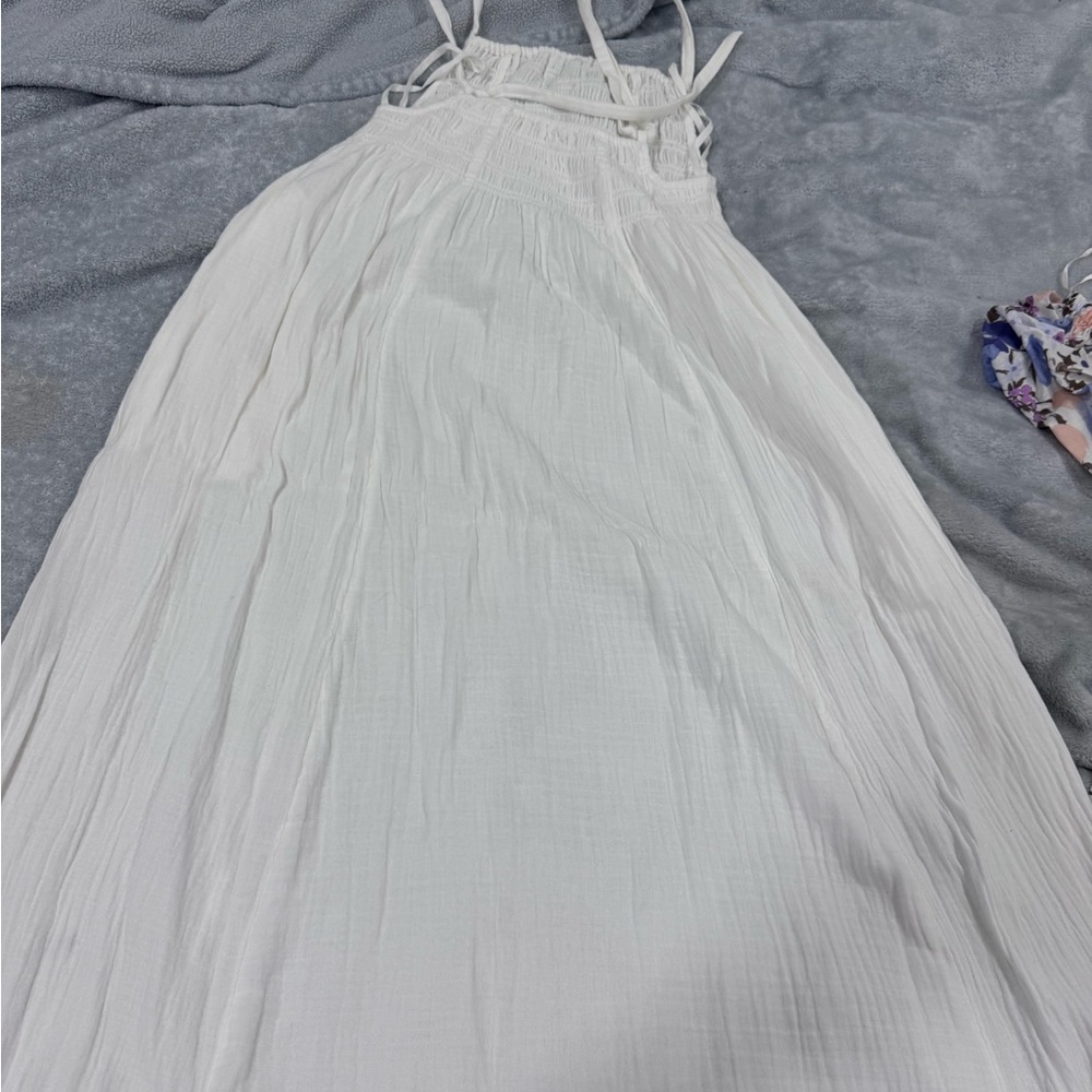 Aerie White Maxi Dress